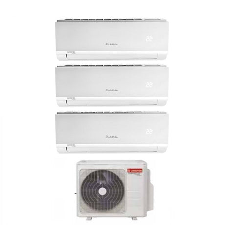 climatizzatore condizionatore ariston dual split inverter serie kios 9_9_12 con trial 80 xd0c o r 32 wi fi optional 9000_9000_12000 btu