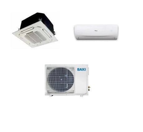 climatizzatore condizionatore baxi dual split inverter cassetta 9000 lsgnk25 xm _ moonlight 12000 lsgnw35 con lsgt50 2m 7042