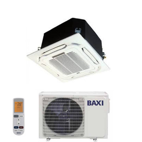 climatizzatore condizionatore baxi inverter a cassetta 18000 btu rzgbk50 r 32 wi fi optional con telecomando e pannello incluso novita 4473
