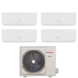 climatizzatore condizionatore bosch quadri split inverter serie climate 3000i 9+9+9+18 con cl5000m 105 4 e r 32 wi fi optional 9000+9000+9000+18000