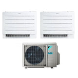 climatizzatore condizionatore daikin a pavimento dual split serie perfera fvxm a 7_9 con 2mxm50m9 n r 32 wi fi integrato 7000_9000 con telecomando ad infrarossi incluso garanzia italiana novita