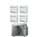 climatizzatore condizionatore daikin bluevolution a pavimento quadri split inverter serie fvxm f 9_9_9_18 con 4mxm80n r 32 wi fi optional con telecomando ad infrarossi incluso 9000_9000_9000_18000 garanzia italiana