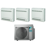 climatizzatore condizionatore daikin bluevolution a pavimento trial split inverter serie fvxm f 9_9_12 con 3mxm68n r 32 wi fi optional con telecomando ad infrarossi incluso 9000_9000_12000 garanzia italiana