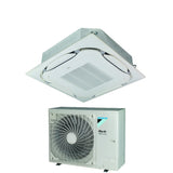 climatizzatore condizionatore daikin bluevolution inverter a cassetta round flow skyair alpha series 36000 btu fcag100b _ rzag100ny1 trifase r 32 wi fi optional con griglia standard