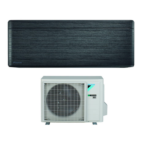 climatizzatore condizionatore daikin bluevolution inverter serie ftxa bt stylish real blackwood 7000 btu ftxa20bt r 32 wi fi integrato classe a___ colore legno nero garanzia italiana novita