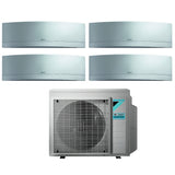 climatizzatore condizionatore daikin bluevolution quadri split inverter serie emura silver 9_9_9_9 con 4mxm68m r 32 wi fi 9000_9000_9000_9000 new 2018