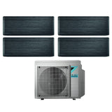 climatizzatore condizionatore daikin bluevolution quadri split inverter serie stylish real blackwood 9_9_9_9 con 4mxm80n r 32 wi fi integrato 9000_9000_9000_9000 colore legno nero garanzia italiana novita