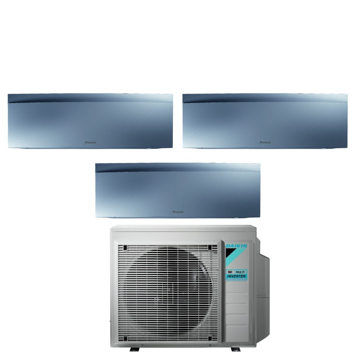 climatizzatore condizionatore daikin bluevolution trial split inverter serie emura silver iii 7_9_15 con 3mxm52n r 32 wi fi integrato 7000_9000_15000 colore argento garanzia italiana