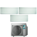 climatizzatore condizionatore daikin bluevolution trial split inverter serie stylish white 12_12_12 con 4mxm80m wi fi r 32 12000_12000_12000 bianco