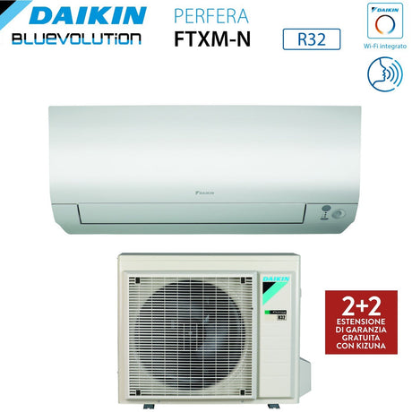climatizzatore condizionatore daikin inverter serie perfera 12000 btu ftxm35n r 32 a___ wi fi integrato novita