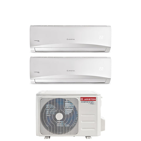 climatizzatore condizionatore dual split inverter ariston prios 9000_12000 btu r 32 wi fi optional 9_12 dual 50 xd0 o
