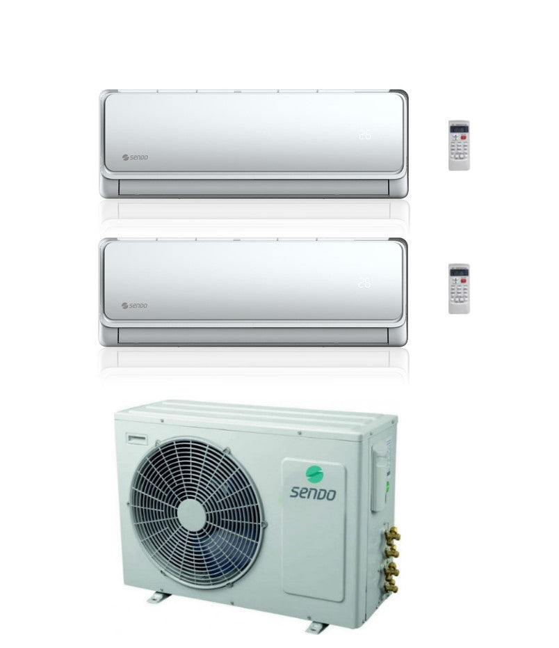 climatizzatore condizionatore dual split inverter sendo ikaros l 9000_12000 con sfm 18ou2 au2 r 32 wi fi integrato 17350
