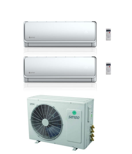 climatizzatore condizionatore dual split inverter sendo ikaros l 9000_12000 con sfm 18ou2 au2 r 32 wi fi integrato 9_12 copia