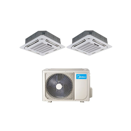 climatizzatore condizionatore dual split midea cassetta 4 vie r 32 9000_9000 con con m20 18fn8 q new 9_9 5709