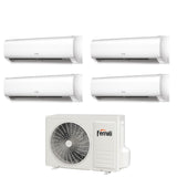 climatizzatore condizionatore ferroli quadri split inverter serie diamant plus m 7_7_7_12 con 28 4 r 32 wi fi integrato 7000_7000_7000_12000 novita