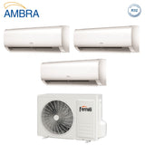 climatizzatore condizionatore ferroli trial split inverter serie ambra m 12_12_12 con 27 3 r 32 wi fi integrato 12000_12000_12000 novit