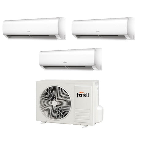 climatizzatore condizionatore ferroli trial split inverter serie diamant plus m 7_7_9 con 27 3 r 32 wi fi integrato 7000_7000_9000 novita