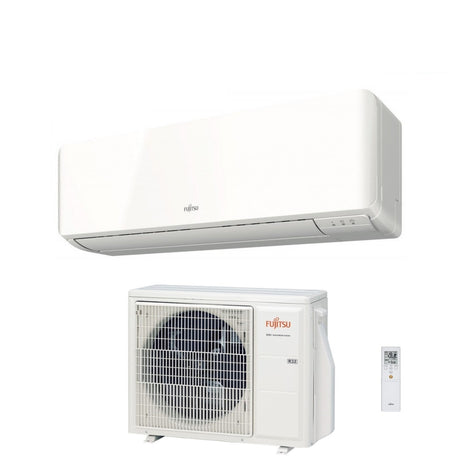 climatizzatore condizionatore fujitsu inverter serie km 12000 btu asyg12kmce codice 3ngf87170 r 32 wi fi optional classe a__ a_