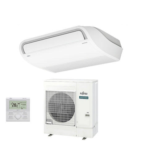 climatizzatore condizionatore fujitsu inverter soffitto serie eco kr 45000 btu abyg45krta _ aoyg45kqta r 32 3ngf83110 wi fi trifase optional con filocomando di serie
