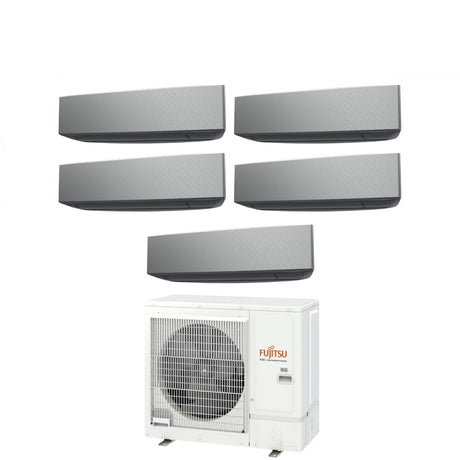 climatizzatore condizionatore fujitsu penta split inverter serie ke silver 9_9_9_9_9 con aoyg36kbta5 r 32 wi fi integrato 9000_9000_9000_9000_9000 colore argento