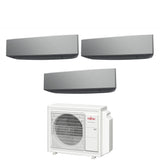 climatizzatore condizionatore fujitsu trial split inverter serie ke silver 7_7_14 con aoyg18kbta3 r 32 wi fi integrato 7000_7000_14000 colore bianco