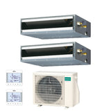 climatizzatore condizionatore general fujitsu dual split inverter canalizzato canalizzabile serie kl 9_9 con aohg18kbta2 r 32 wi fi optional 9000_9000 comandi uty rcrgz1 inclusi
