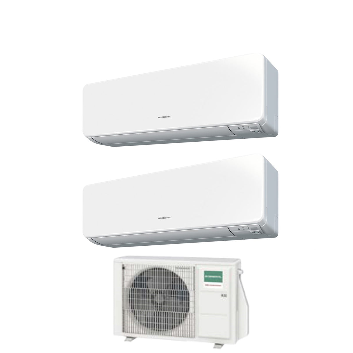 climatizzatore condizionatore general fujitsu dual split inverter serie kgtb 9_14 con aohg18kbta2 r 32 wi fi optional 9000_14000