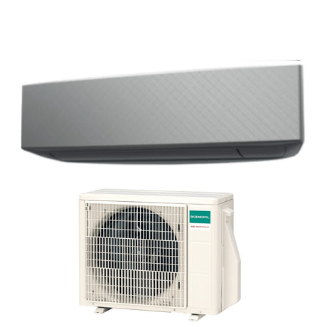 climatizzatore condizionatore general fujitsu inverter serie keta silver 12000 btu ashg12keta b r 32 wi fi optional classe a__ a_ colore argento novita