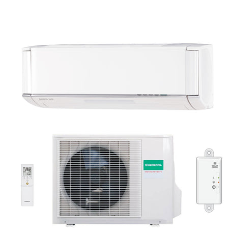 climatizzatore condizionatore general fujitsu inverter serie premium nocria 12000 btu ashg12kxca r 32 wi fi integrato classe a___ a___