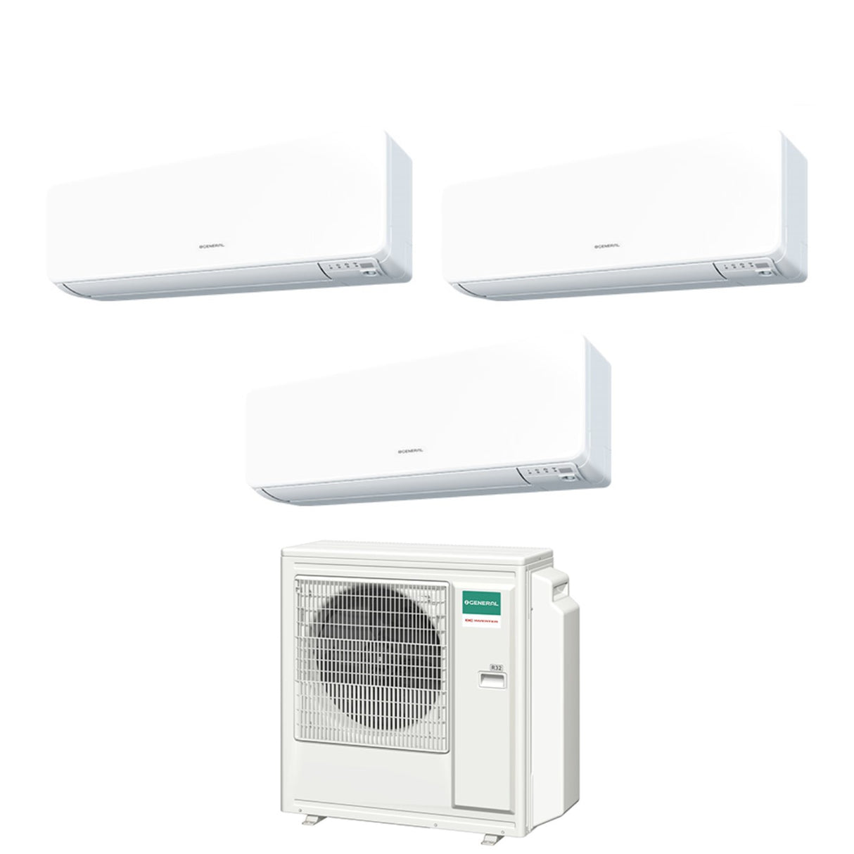 climatizzatore condizionatore general fujitsu trial split inverter serie kg 9_9_14 con aohg30kbta4 r 32 wi fi optional 9000_9000_14000