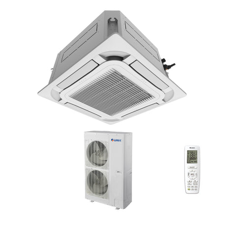 climatizzatore condizionatore gree a cassetta a 8 vie 12000 btu gud35t a t r 32 wi fi optional con telecomando e pannello incluso novita copia 10571