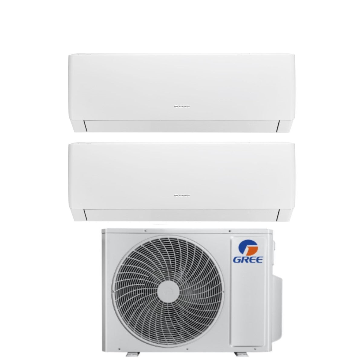 climatizzatore condizionatore gree dual split inverter serie pular 7_24 con gwhd 36 nk6oo r 32 wi fi integrato 7000_24000