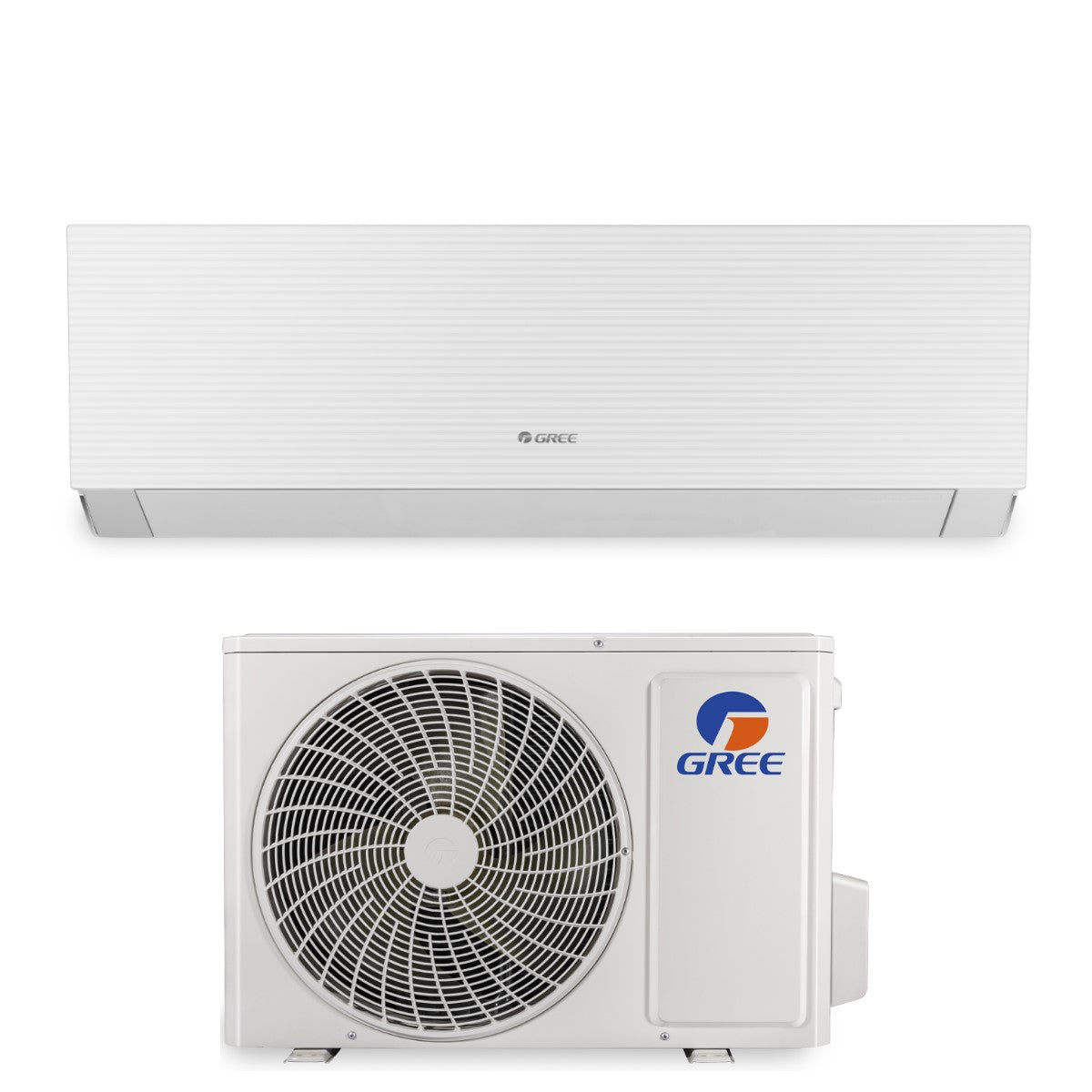 climatizzatore condizionatore gree inverter serie clivia white 12000 btu gwh12aucxb k6dna1a i r 32 wi fi integrato a__ a_ colore bianco