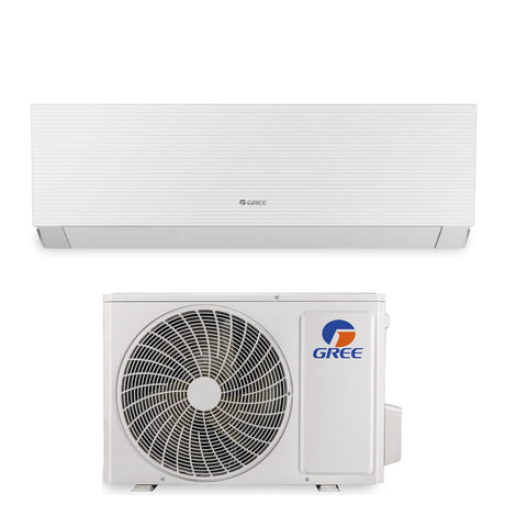 climatizzatore condizionatore gree inverter serie clivia white 12000 btu gwh12aucxb k6dna1a i r 32 wi fi integrato a__ a_ colore bianco