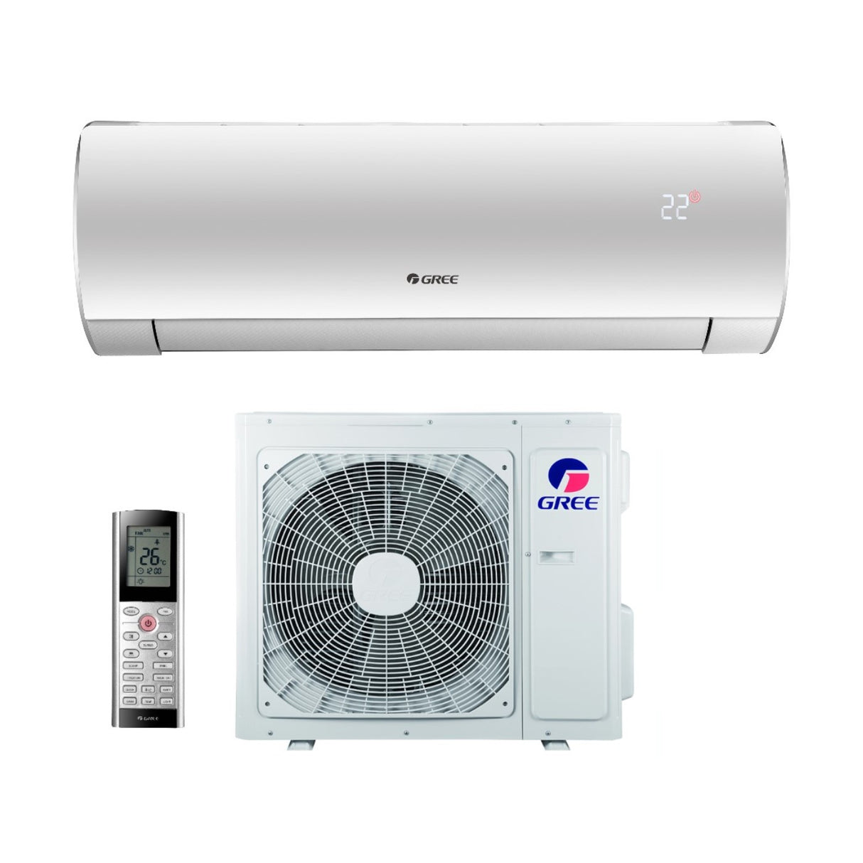 climatizzatore condizionatore gree inverter serie fairy 12000 btu gwh12qc k6dna1d o r 32 wi fi integrato a__ a_