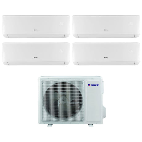 climatizzatore condizionatore gree quadri split inverter serie bora 9_9_9_12 con gwhd28nk6lo r 32 9000_9000_9000_12000 10710