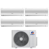climatizzatore condizionatore gree quadri split inverter serie fairy 12_12_12_12 con gwhd 36 nk6lo r 32 wi fi integrato 12000_12000_12000_12000