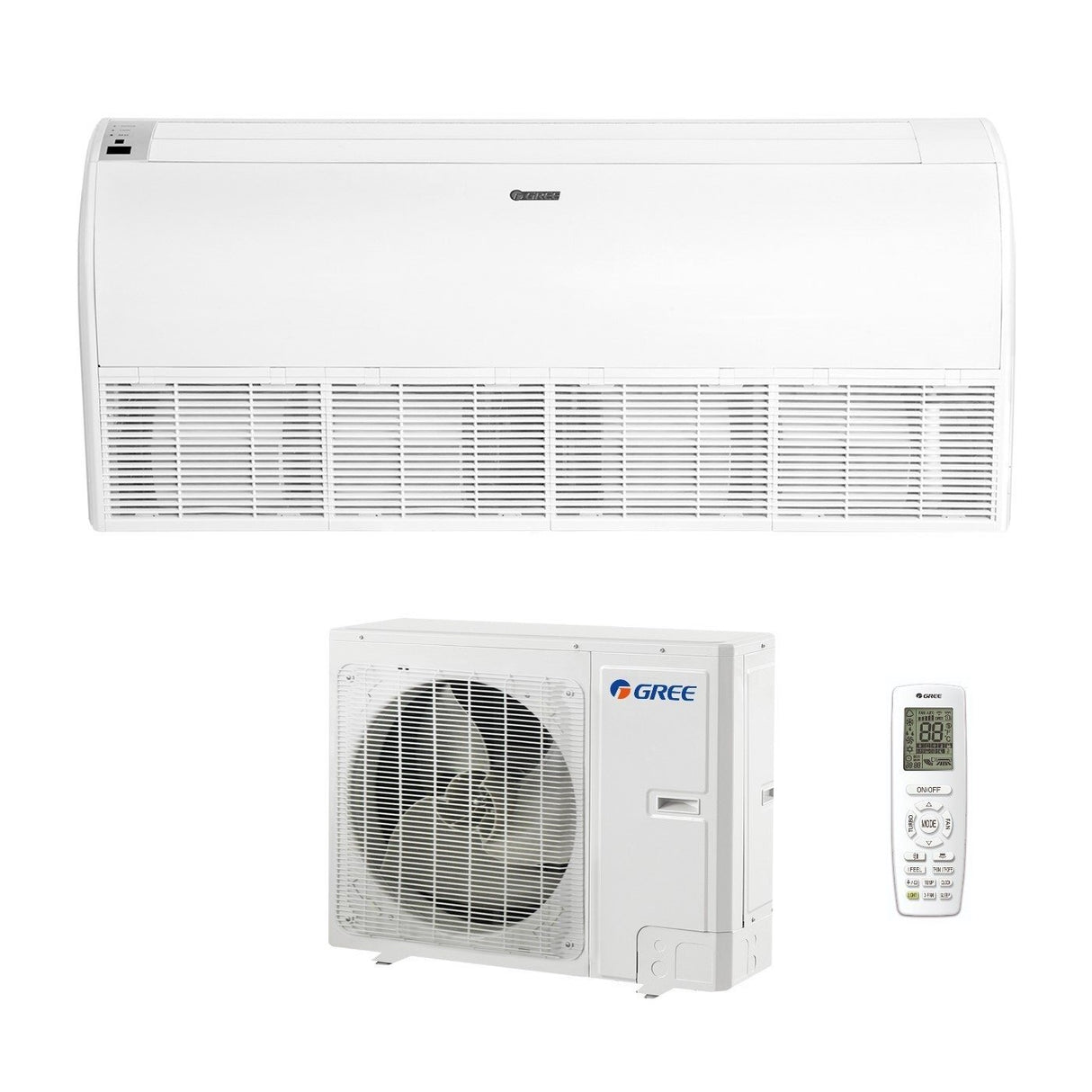 climatizzatore condizionatore gree soffitto pavimento 48000 btu gud140zd a t r 32 wi fi optional trifase novita