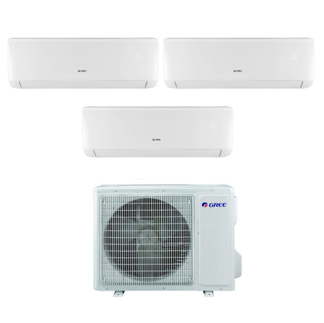 climatizzatore condizionatore gree trial split inverter serie bora 9_12_12 con gwhd24nk6lo r 32 new 2018