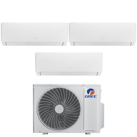 climatizzatore condizionatore gree trial split inverter serie pular 7_7_18 con gwhd 24 nk6oo r 32 wi fi integrato 7000_7000_18000
