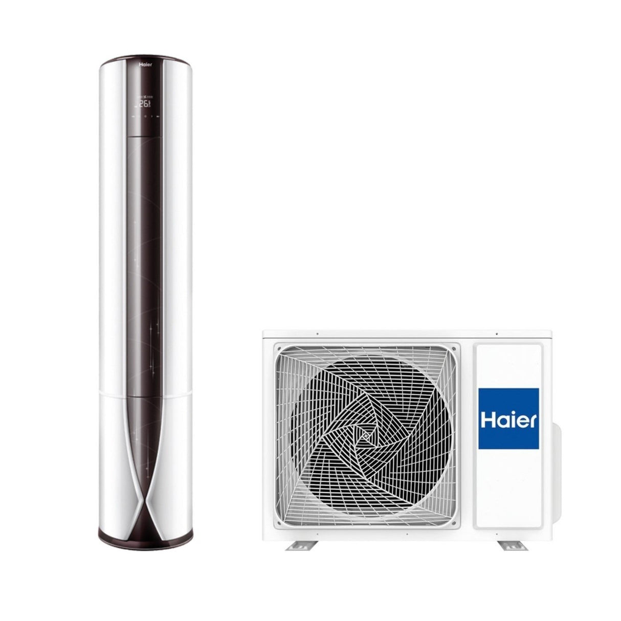 climatizzatore condizionatore haier a colonna di zun inverter 24000 btu ap71dfchra r 32 wi fi integrato classe a__ con telecomando incluso