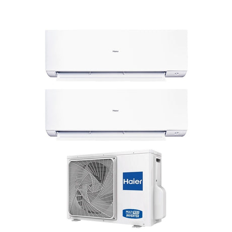 climatizzatore condizionatore haier dual split inverter serie expert 7_12 con 2u50s2sm1fa 3 r 32 wi fi integrato 7000_12000