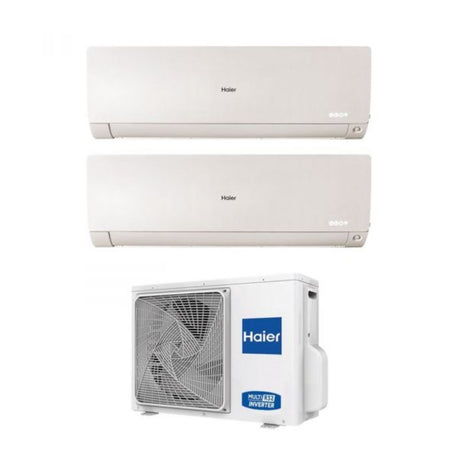 climatizzatore condizionatore haier dual split inverter serie flexis plus white 12_15 con 2u50s2sm1fa r 32 wi fi integrato colore bianco 12000_15000