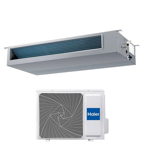 climatizzatore condizionatore haier inverter canalizzato canalizzabile media prevalenza 18000 btu ad50s2sm3fa r 32 wi fi optional