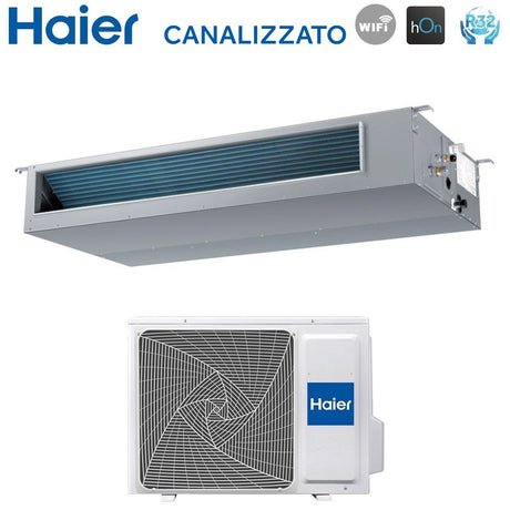 climatizzatore condizionatore haier inverter canalizzato canalizzabile media prevalenza 24000 btu ad71s2sm3fa r 32 wi fi optional 6371