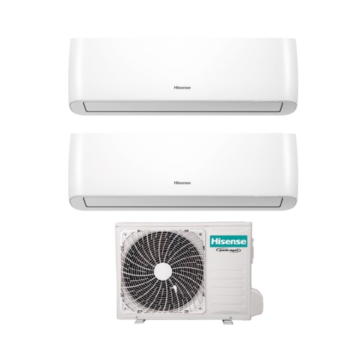 climatizzatore condizionatore hisense dual split inverter serie energy pro 9_12 con 2amw52u4rxc r 32 wi fi integrato 9000_12000 novita