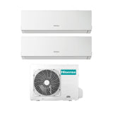 climatizzatore condizionatore hisense dual split inverter serie new comfort 9_9 con 2amw50u4rxa r 32 9000_9000 new 2018