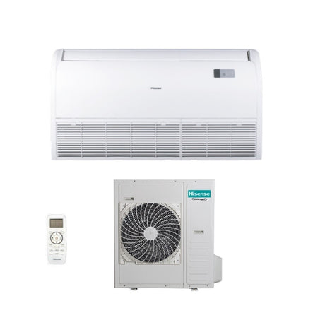 climatizzatore condizionatore hisense soffitto pavimento 42000 btu auv125ur4 classe a__ a_ new 2018