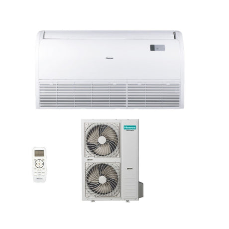 climatizzatore condizionatore hisense soffitto pavimento 48000 btu auv140ur4 classe a__ a_ new 2018