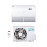 climatizzatore condizionatore hisense soffitto pavimento r 32 36000 btu auv90ur4ra4 a__ con comando remoto novita